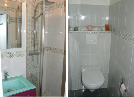 douche - WC séparé 2025